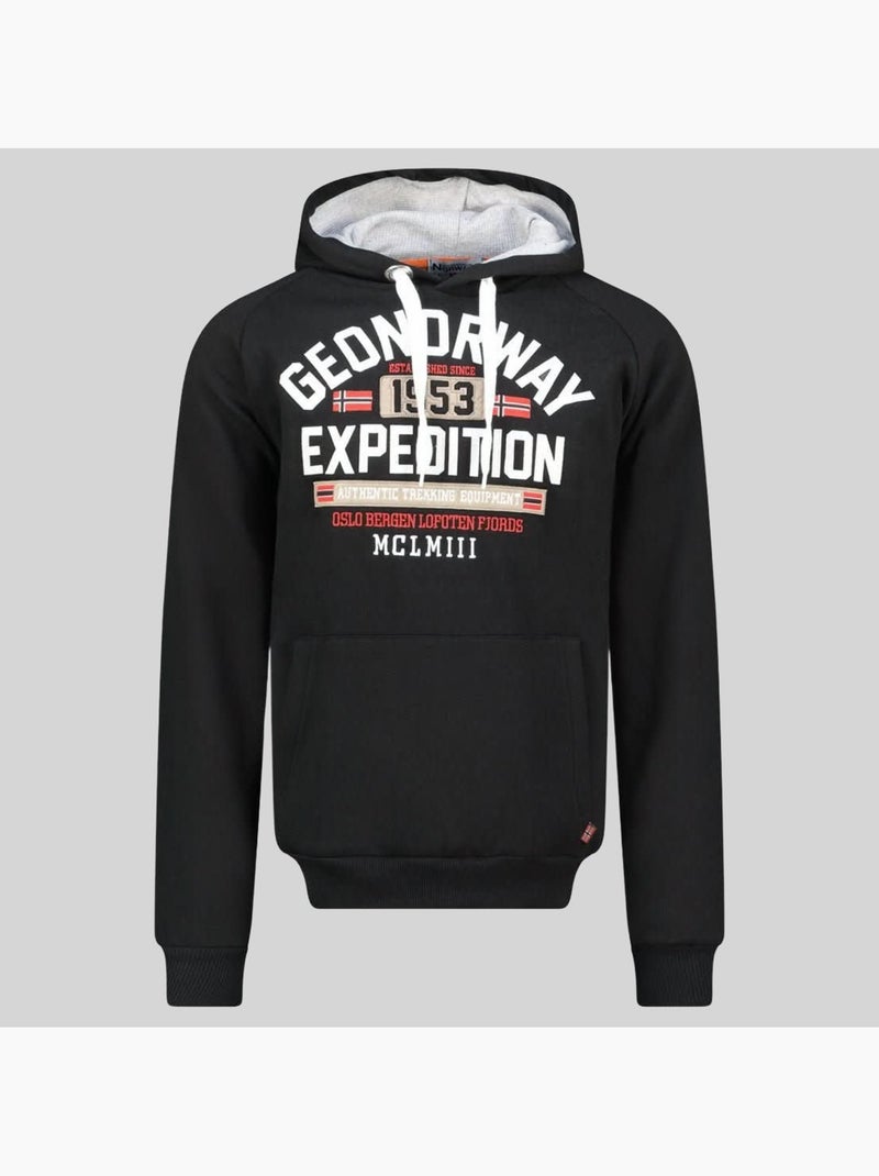 Sweat à capuche germanito – geographical norway Noir - Kiabi