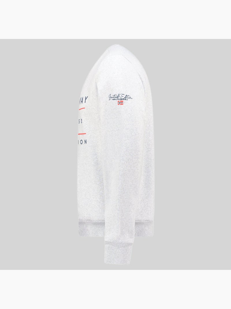 Sweat à capuche gezolo – geographical norway Gris clair - Kiabi