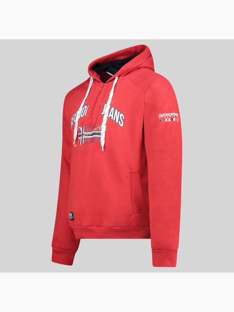 Sweat à capuche ghagen – geographical norway Rouge - Kiabi