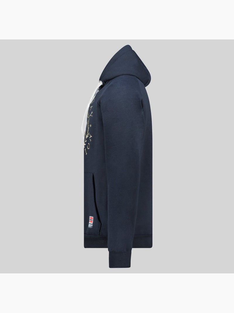 Sweat à capuche giger – geographical norway Bleu marine - Kiabi