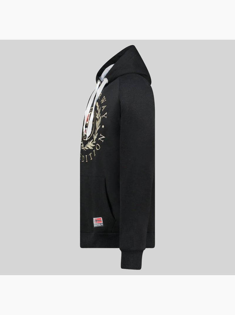 Sweat à capuche giger – geographical norway Noir - Kiabi