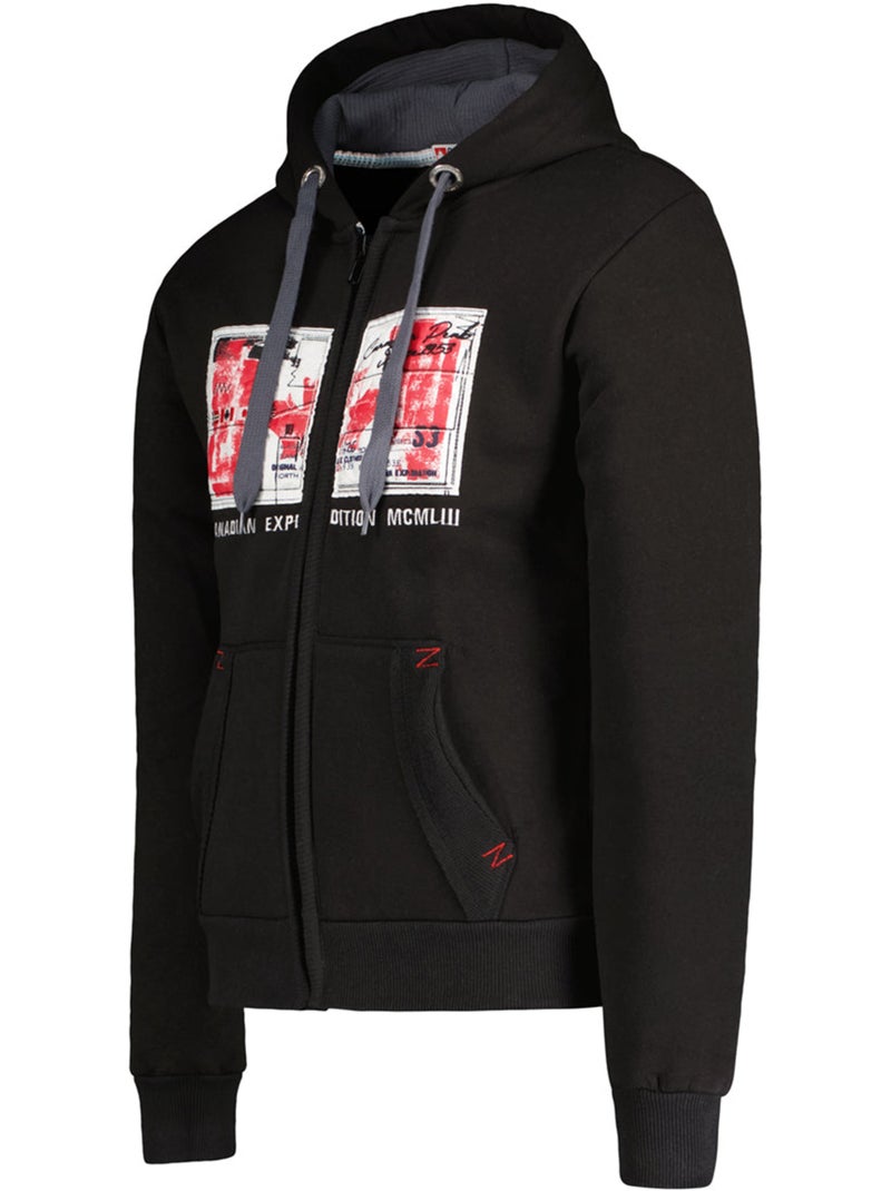 Sweat à capuche ginameak – canadian peak Noir - Kiabi
