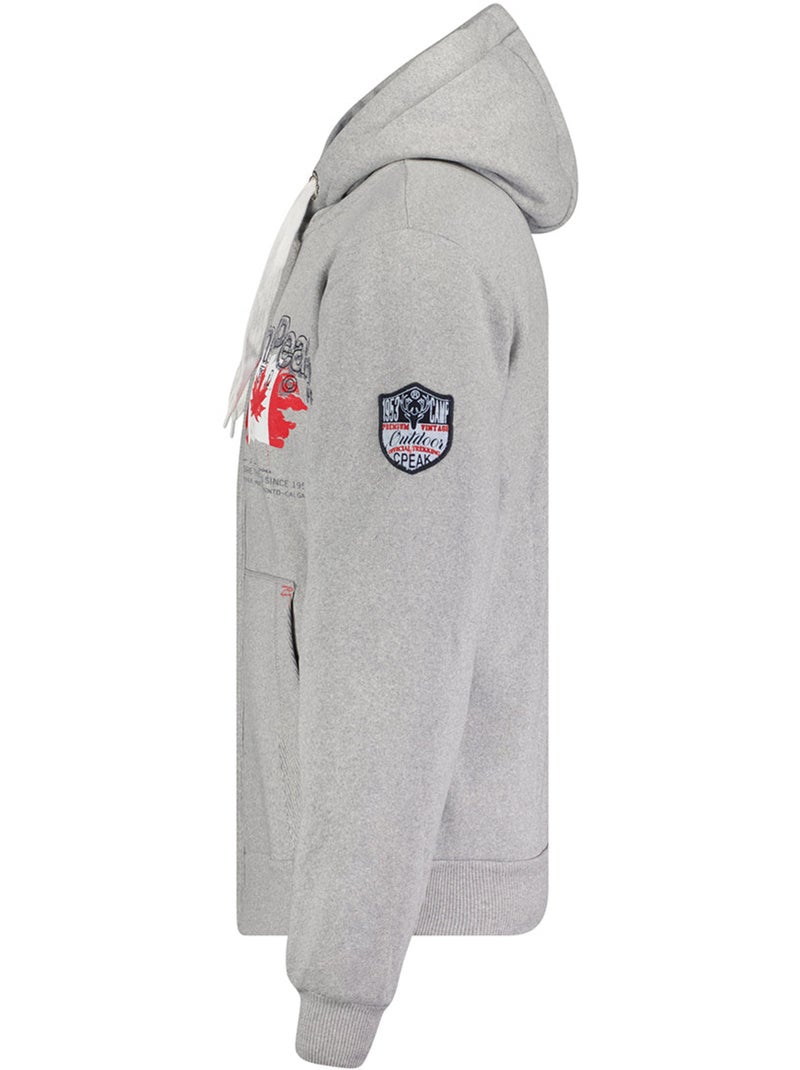 Sweat à capuche gisladeak – canadian peak Gris clair - Kiabi