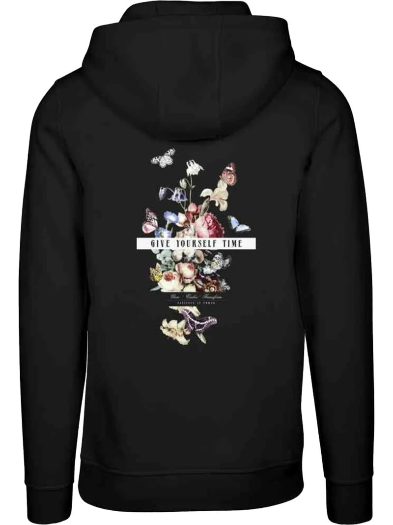Sweat à capuche give yourself time - mister tee Noir - Kiabi
