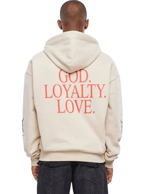 Sweat à capuche god loyalty love - mister tee - Kiabi