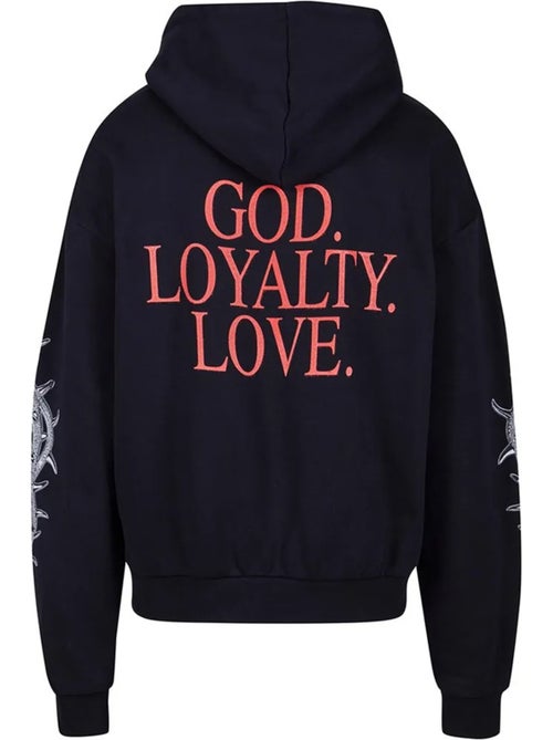 Sweat à capuche god loyalty love - mister tee - Kiabi
