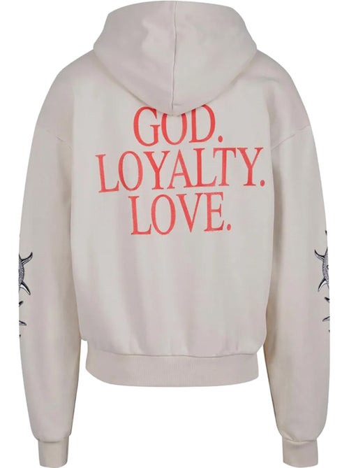 Sweat à capuche god loyalty love - mister tee - Kiabi