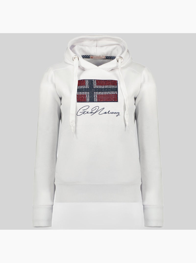 Sweat à capuche goisette – geographical norway Blanc - Kiabi