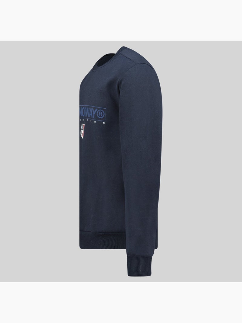 Sweat à capuche gotrun – geographical norway Bleu marine - Kiabi