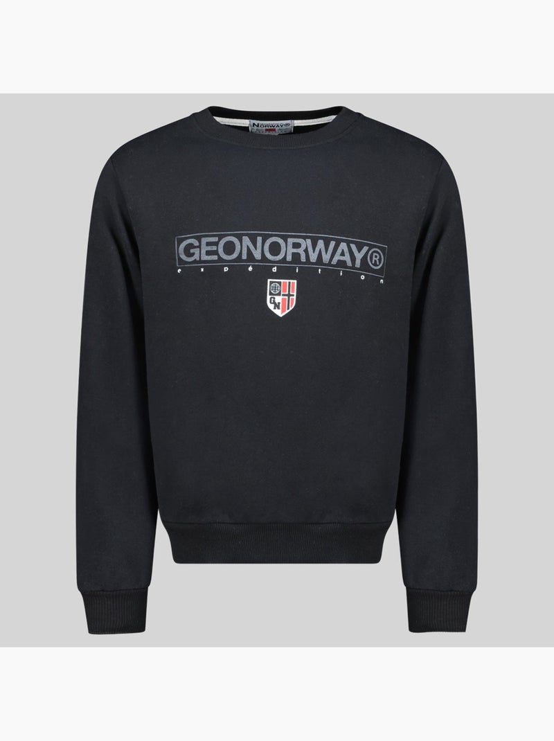 Sweat à capuche gotrun – geographical norway Noir - Kiabi