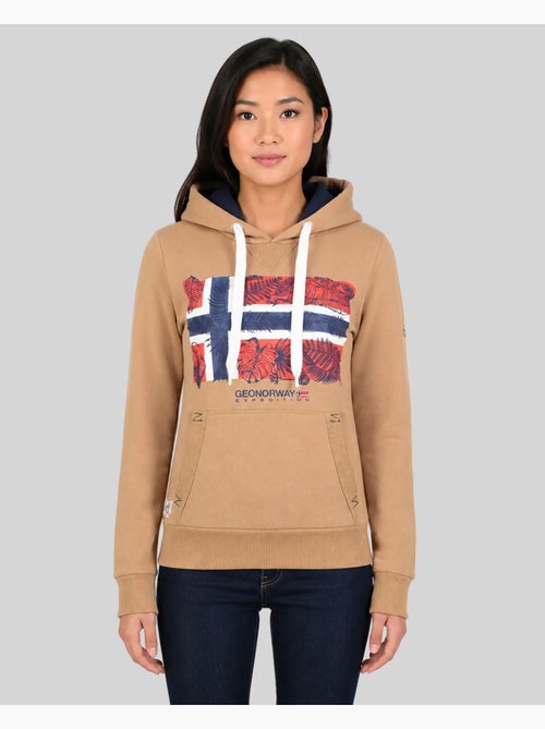 Sweat à capuche gpalm – geographical norway - Kiabi