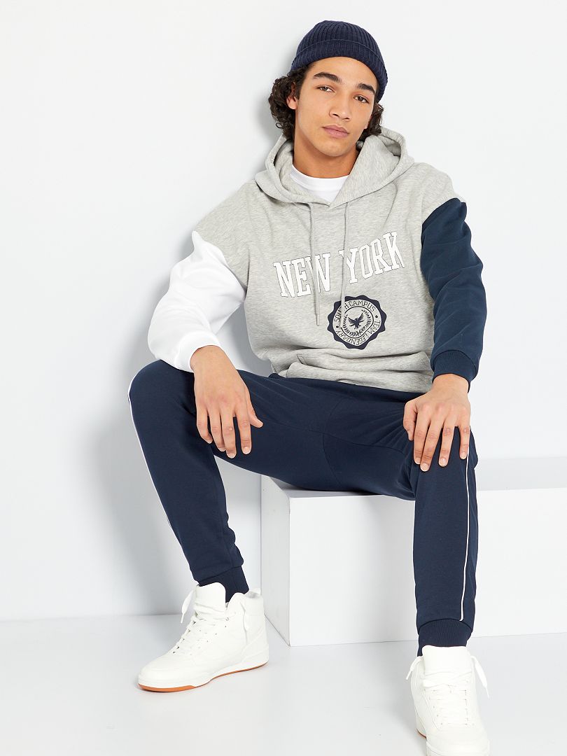 Grey Molleton GrattÃ© Tommy Jeans Sweat Homme Hilfiger Hoodie