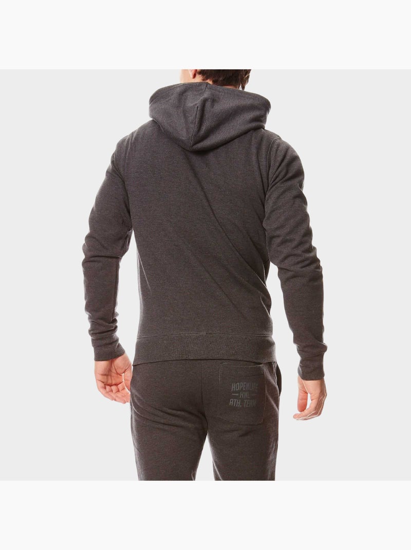 Sweat à capuche gris anthracite - Kiabi