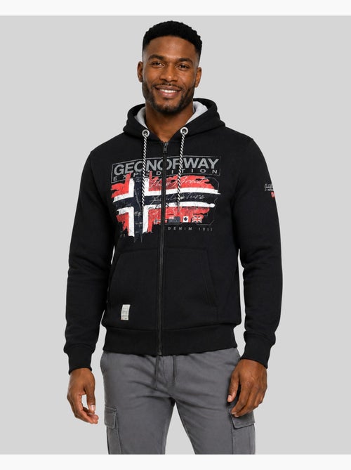 Sweat à capuche grusty – geographical norway - Kiabi