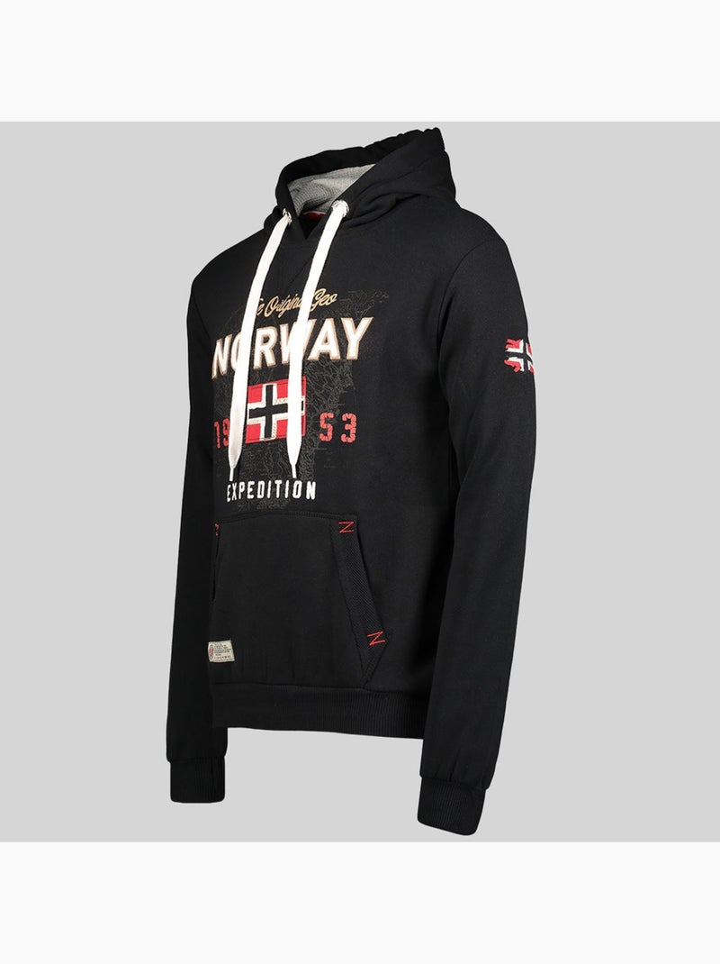 Sweat à capuche guitre – geographical norway Noir - Kiabi