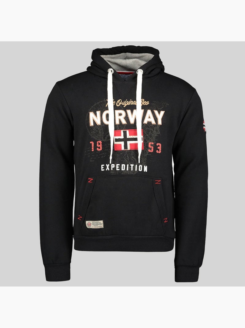 Sweat à capuche guitre – geographical norway Noir - Kiabi