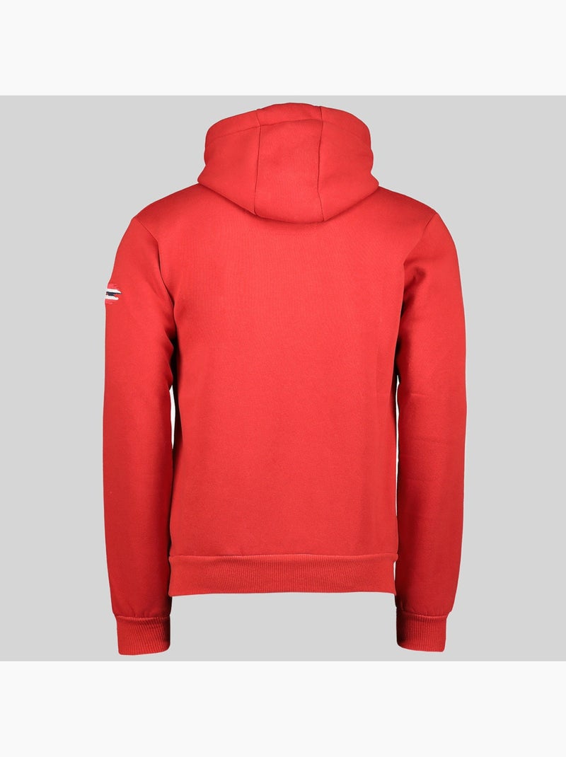 Sweat à capuche guitre – geographical norway Rouge - Kiabi