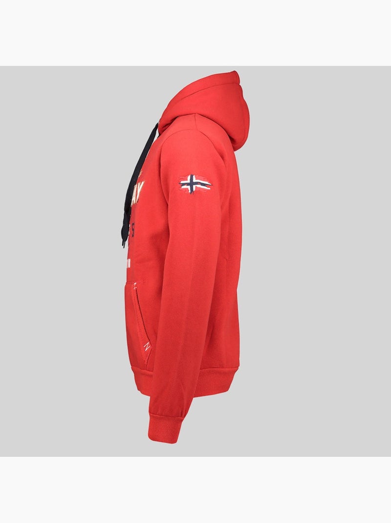 Sweat à capuche guitre – geographical norway Rouge - Kiabi