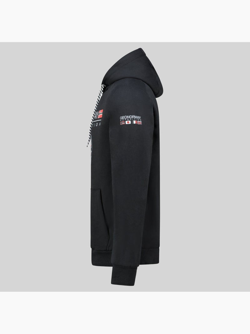 Sweat à capuche gvick – geographical norway Noir - Kiabi