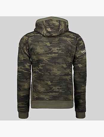 Sweat à capuche gymclass camo – geographical norway