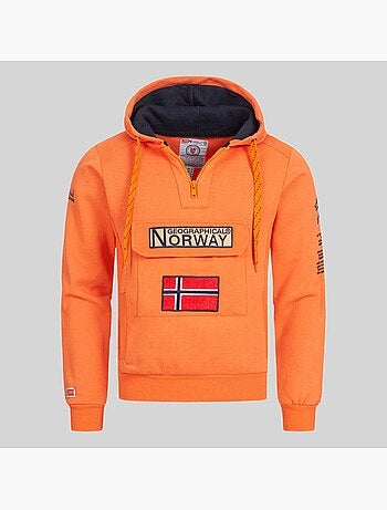Sweat à capuche gymclass fluo – geographical norway