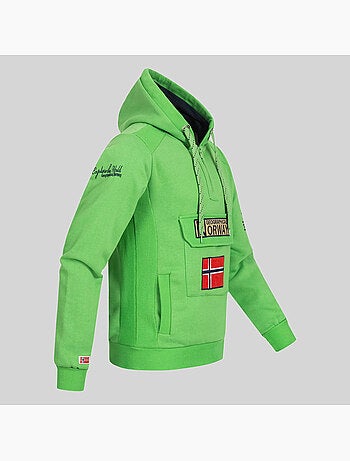 Sweat à capuche gymclass fluo – geographical norway