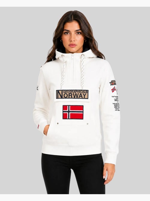 Sweat à capuche gymclass – geographical norway - Kiabi