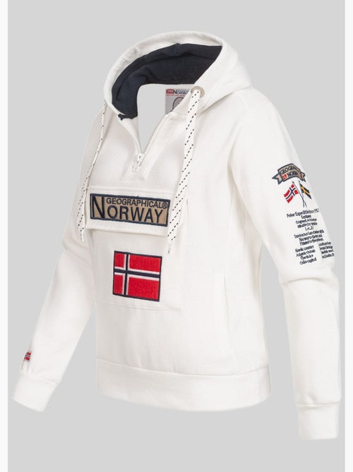 Sweat à capuche gymclass – geographical norway - Kiabi