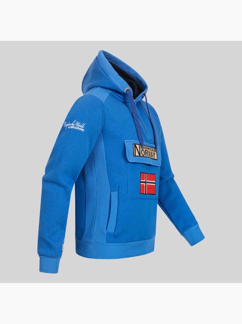 Sweat à capuche gymclass – geographical norway Bordeaux - Kiabi