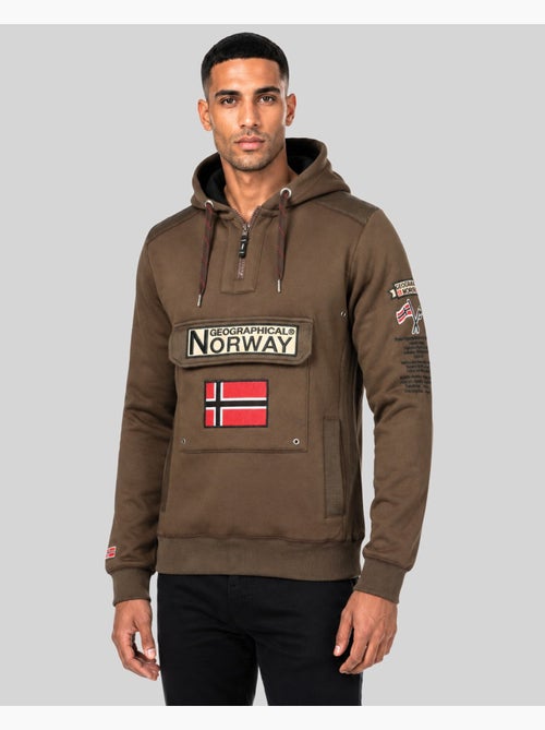 Sweat à capuche gymclass – geographical norway - Kiabi
