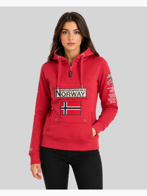 Sweat à capuche gymclass – geographical norway - Kiabi