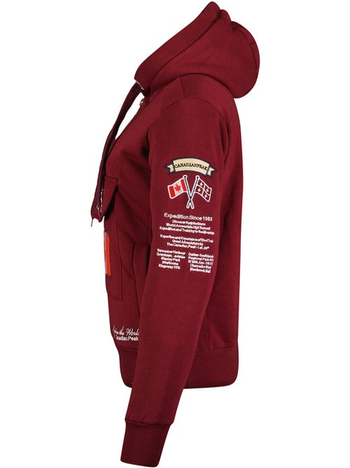 Sweat à capuche gyrelle – canadian peak - Kiabi