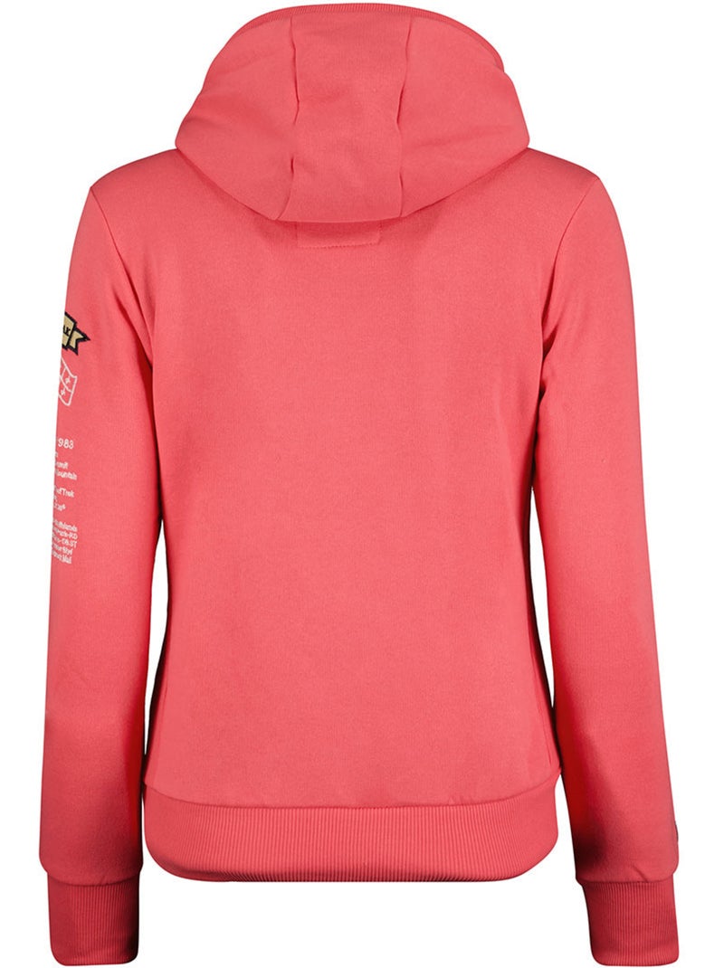 Sweat à capuche gyrelle – canadian peak Corail - Kiabi