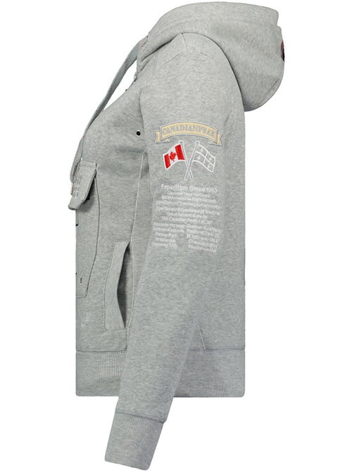 Sweat à capuche gyrelle – canadian peak - Kiabi