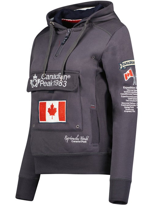 Sweat à capuche gyrelle – canadian peak - Kiabi