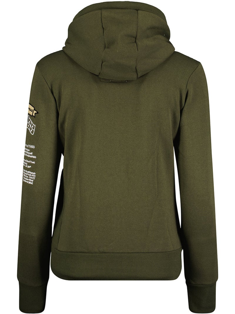 Sweat à capuche gyrelle – canadian peak Kaki - Kiabi