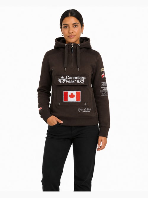 Sweat à capuche gyrelle – canadian peak - Kiabi
