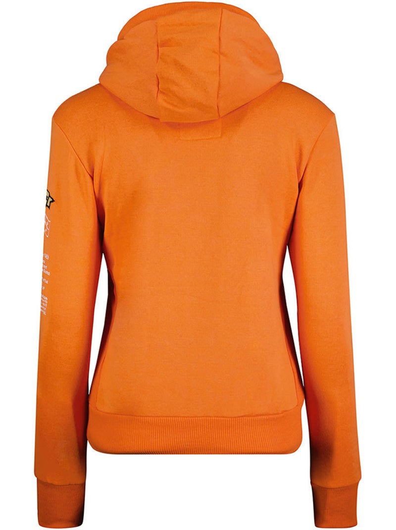 Sweat à capuche gyrelle – canadian peak Orange fluo - Kiabi