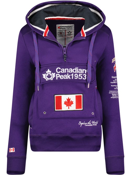 Sweat à capuche gyrelle – canadian peak - Kiabi
