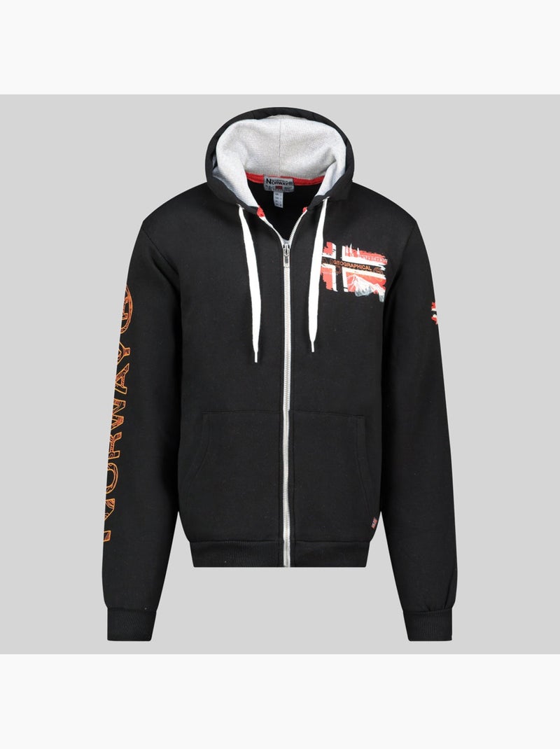 Sweat à capuche gysuis – geographical norway Noir - Kiabi
