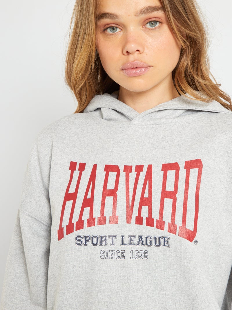Capuche Pull Harvard H&m Sweat-shirt à Capuche Imprimé