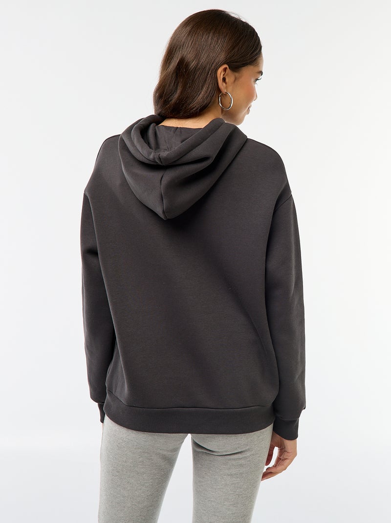 Sweat à capuche 'Hello Kitty' Noir - Kiabi