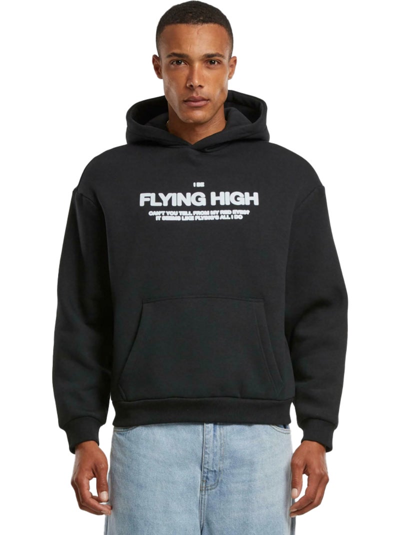 Sweat à capuche high flight - mister tee Noir - Kiabi