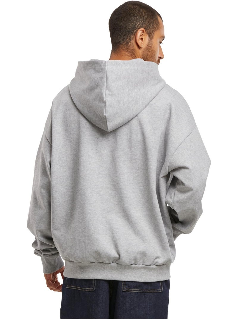 Sweat à capuche highrollers - mister tee Gris chiné - Kiabi