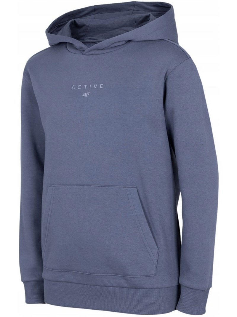 Sweat à capuche hjz22 - 4f Bleu - Kiabi