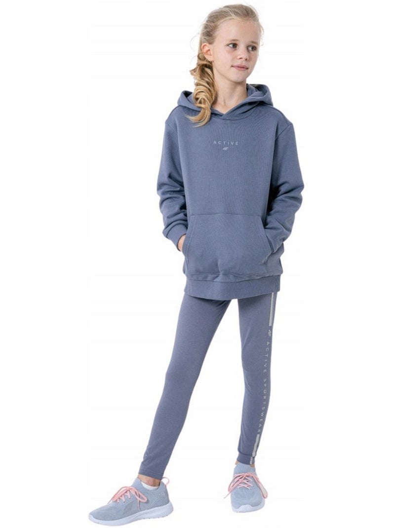 Sweat à capuche hjz22 - 4f Bleu - Kiabi