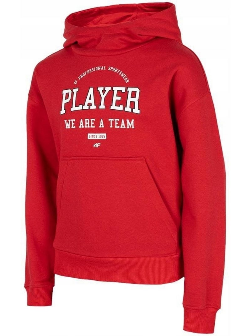 Sweat à capuche hjz22 - 4f Rouge - Kiabi