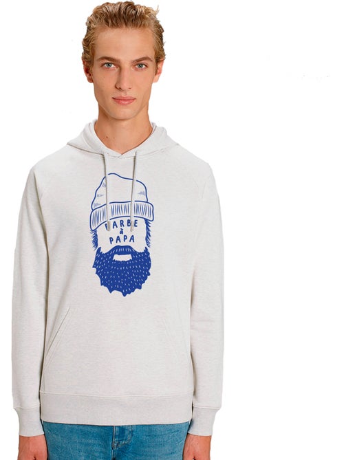 Sweat à capuche Homme - BARBE À PAPA - Kiabi