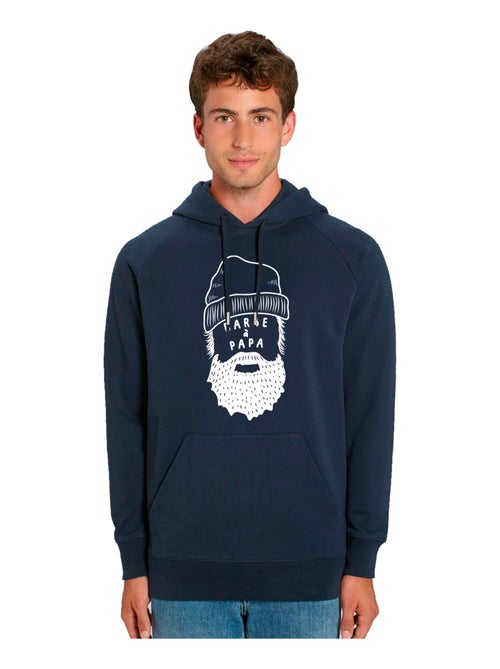 Sweat à capuche Homme - BARBE À PAPA - Kiabi
