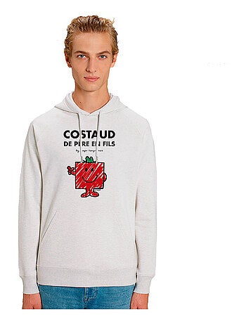 Sweat à capuche Homme - COSTAUD DE PÈRE EN FILS